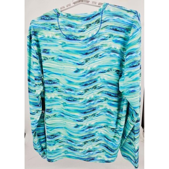 REEL LEGENDS Mens Waterline UPF  50+ Real-Tec Long Sleeve Tee Shirt Size XL  NWT - Picture 3 of 8